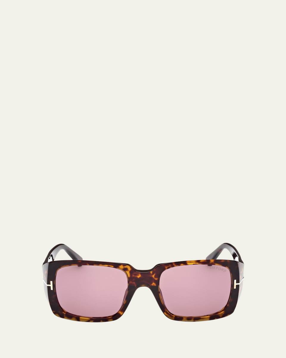 Tortoise Square Acetate Sunglasses